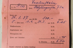Quittung Sparkasse