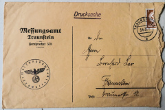 qrfPost vom Messungsamt Traunstein, 1937