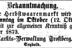 Am-12.-Oktober-1852-findet-in-Trostberg-der-Herbstwarenmarkt-statt.Anzeige-aus-dem-Traun-Alz-Salzachbote