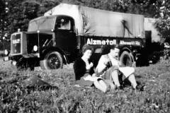 Alzmetall-Lastwagen-50er