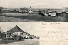 Amerang-Ortsteil-Kirchensur-mit-Detail-vom-Gasthaus-um-1910