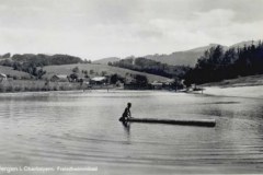 Schwimmbad in Bergen um 1955