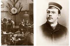 Traunstein-1892-Erinnerungsfoto-Buergerschuetzen-Gesellschaft-mit-Ludwig-Thoma