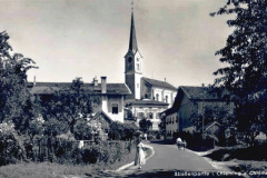 Strassenpartie in Chieming 1934