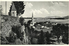 Palling-Ortsansicht-mit-Alpenblick-1930er
