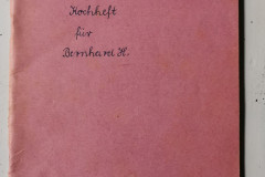 Kochheft aus der Traunsteiner Schulzeit von meiner Oma, Anfang 1950er Jahre