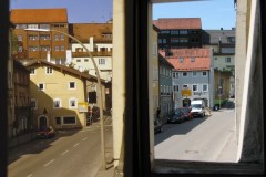 Blick in die Scheibenstraße