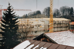 Bau Parkhaus Scheibenstraße 1995