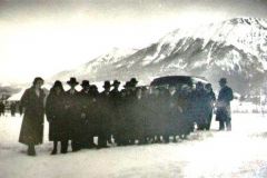 EDEKA-TROSTBERG-BELEGSCHAFT-AUSFLUG-BUS-BRODSCHELM-BAYERN-UM-1930-2